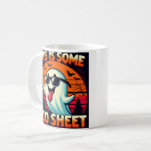 Das ist ein Boo Sheet Funny Halloween Ghost Coffe Kaffeetasse (Vorderseite Links)