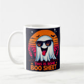Das ist ein Boo Sheet Funny Halloween Ghost Coffe Kaffeetasse (Links)