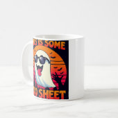 Das ist ein Boo Sheet Funny Halloween Ghost Coffe Kaffeetasse (Vorderseite Links)