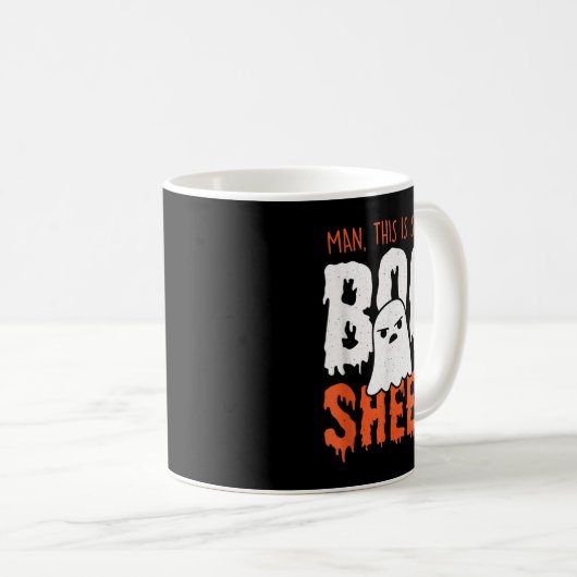 Das ist ein Boo Sheet Funny Halloween Ghost Kaffeetasse (VorderseiteRechts)