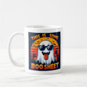 Das ist ein Boo Sheet Funny Halloween Ghost Kaffeetasse (Links)