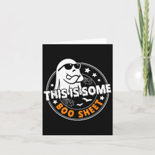 Das ist ein boo-Sheet Ghost Funny Retro Halloween Karte
