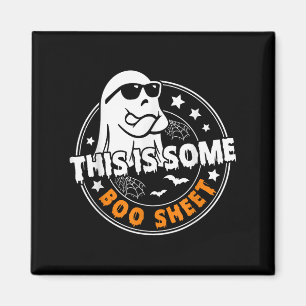 Das ist ein boo-Sheet Ghost Funny Retro Halloween Magnet