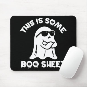 Das ist ein boo-Sheet Ghost Funny Retro Halloween Mousepad