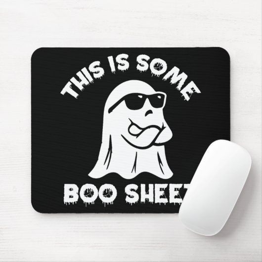 Das ist ein boo-Sheet Ghost Funny Retro Halloween Mousepad (Mit Mouse)