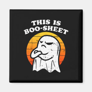Das ist ein Boo-Sheet Ghost Retro Funny Halloween Magnet