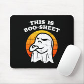 Das ist ein Boo-Sheet Ghost Retro Funny Halloween Mousepad (Mit Mouse)