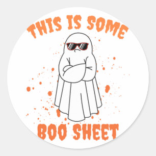 Das ist ein boo-Sheet-Ghost-Spaß Halloween Runder Aufkleber