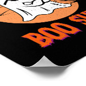 Das ist ein Boo-Sheet Halloween Cool Ghost Funny Poster (Ecke)