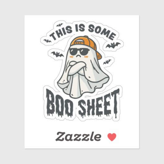 Das ist ein Boo Sheet Halloween Funny Joke Niedlic Aufkleber (Blatt)