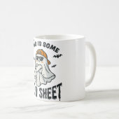Das ist ein Boo Sheet Halloween Funny Joke Niedlic Kaffeetasse (VorderseiteRechts)