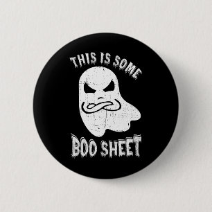 Das ist ein Boo-Sheet Halloween Ghost Fun Men Wom Button