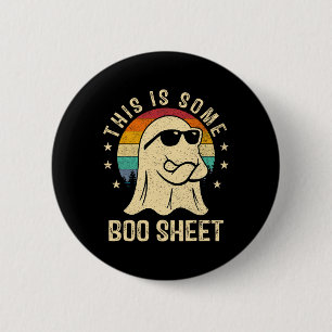 Das ist ein Boo-Sheet Halloween Ghost Fun Men Wom Button