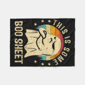 Das ist ein Boo-Sheet Halloween Ghost Fun Men Wom Fleecedecke (Vorderseite (Horizontal))