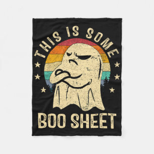 Das ist ein Boo-Sheet Halloween Ghost Fun Men Wom Fleecedecke