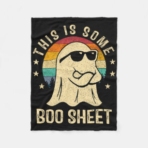 Das ist ein Boo-Sheet Halloween Ghost Fun Men Wom Fleecedecke