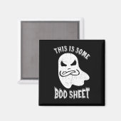 Das ist ein Boo-Sheet Halloween Ghost Fun Men Wom Magnet (Vorderseite/Rückseite)