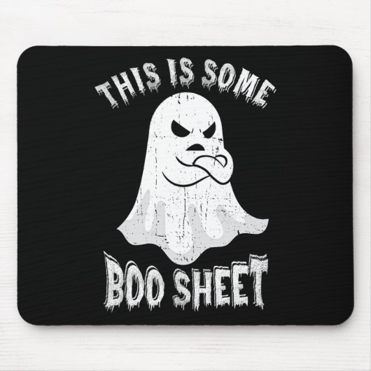 Das ist ein Boo-Sheet Halloween Ghost Fun Men Wom Mousepad (Vorne)