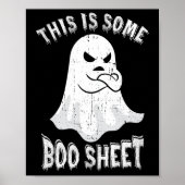 Das ist ein Boo-Sheet Halloween Ghost Fun Men Wom Poster (Vorne)