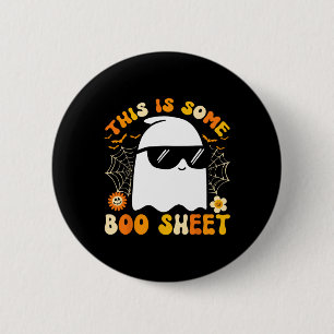Das ist ein Boo-Sheet Halloween Ghost Funny Cool Button