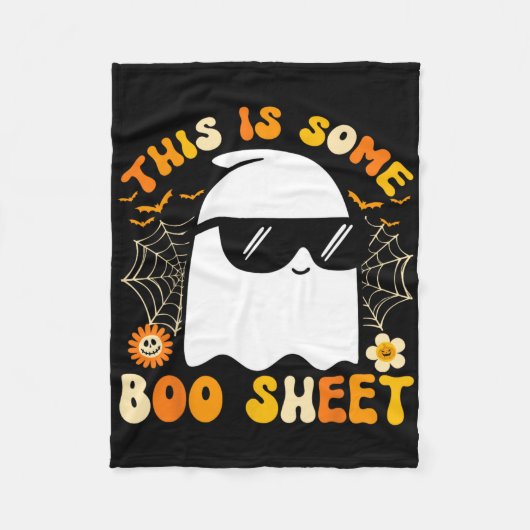 Das ist ein Boo-Sheet Halloween Ghost Funny Cool Fleecedecke (Vorderseite)