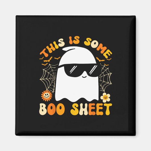 Das ist ein Boo-Sheet Halloween Ghost Funny Cool Magnet (Vorne)