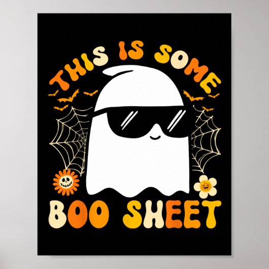Das ist ein Boo-Sheet Halloween Ghost Funny Cool Poster (Vorne)