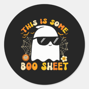 Das ist ein Boo-Sheet Halloween Ghost Funny Cool Runder Aufkleber