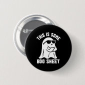 Das ist ein Boo Sheet Halloween Ghost Funny Costu Button (Vorne & Hinten)