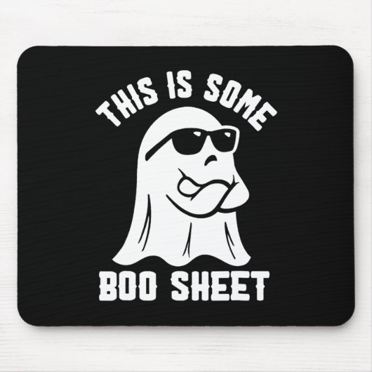Das ist ein Boo Sheet Halloween Ghost Funny Costu Mousepad (Vorne)