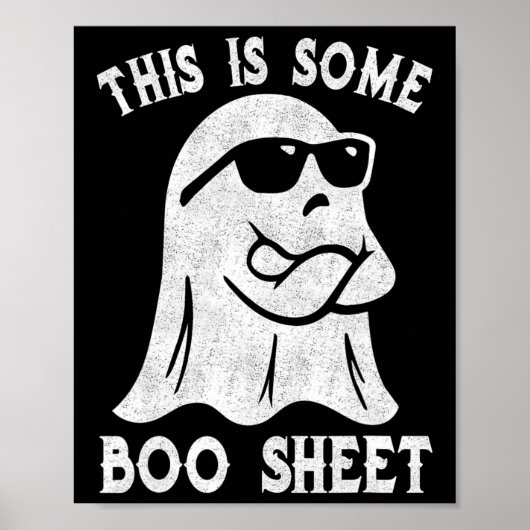 Das ist ein Boo Sheet Halloween Ghost Funny Gesche Poster (Vorne)