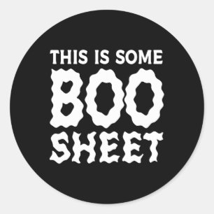Das ist ein Boo Sheet Halloween Ghost Funny Gesche Runder Aufkleber