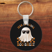 Das ist ein Boo Sheet Halloween Ghost Funny Gesche Schlüsselanhänger (Vorderseite)