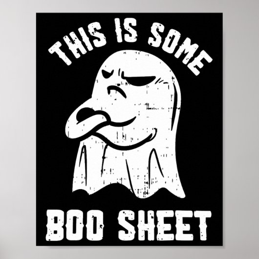 Das ist ein Boo-Sheet Halloween Ghost Funny Men W Poster (Vorne)