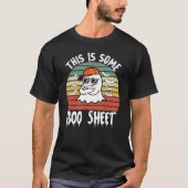 Das ist ein Boo-Sheet Halloween T-Shirt (Vorderseite)