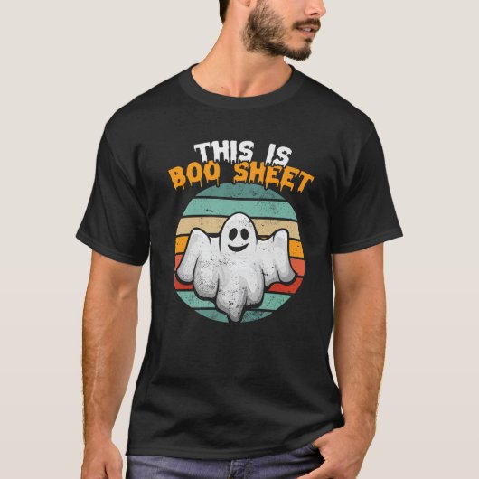 Das ist ein Booblätter-Retro-Halloween-Spooky-Cos T-Shirt (Vorderseite)