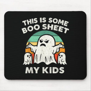 Das ist ein Bootblatt, das mein Kids Ghost Retro F Mousepad