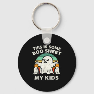 Das ist ein Bootblatt, das mein Kids Ghost Retro F Schlüsselanhänger