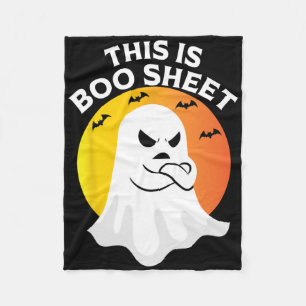 Das ist ein Bootblatt Ghost Retro Halloween-Kostüm Fleecedecke