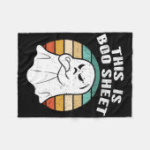 Das ist ein Bootblatt Ghost Retro Halloween-Kostüm Fleecedecke (Vorderseite (Horizontal))