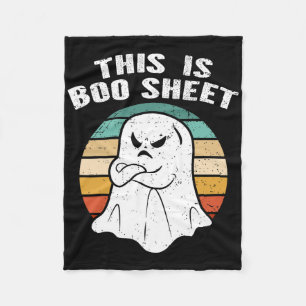 Das ist ein Bootblatt Ghost Retro Halloween-Kostüm Fleecedecke