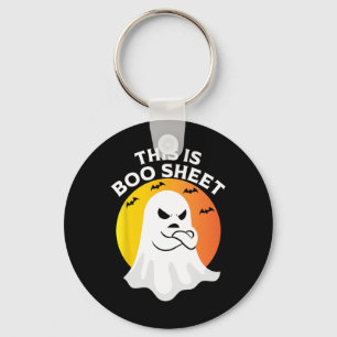 Das ist ein Bootblatt Ghost Retro Halloween-Kostüm Schlüsselanhänger