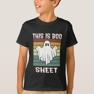 Das ist ein Bootblatt Ghost Retro Halloween-Kostüm T-Shirt