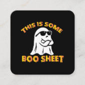 Das ist ein Bootblatt Quadratische Visitenkarte (Vorderseite)