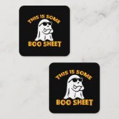 Das ist ein Bootblatt Quadratische Visitenkarte (Vorne/Hinten)