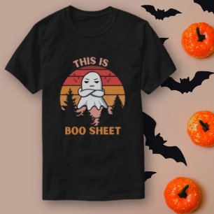 Das ist ein Bootblatt-Retro-Halloween T-Shirt