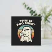 Das ist ein Bootsheet-Ghost Einladung (Stehend Vorderseite)