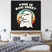 Das ist ein Bootsheet-Ghost Leinwanddruck (Insitu (Schlafzimmer))