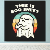 Das ist ein Bootsheet-Ghost Leinwanddruck (Insitu (Holzboden))