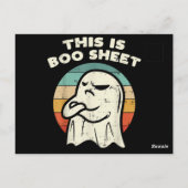 Das ist ein Bootsheet-Ghost Postkarte (Rückseite)